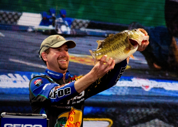 3. Does it seem like BPS pro Ott Defoe has been around forever?!? Well, he hasn't. He's just been so damned good in the six years he's fished the Elite Series that it just seems like it: Top 20 50% of his tournaments! Photo by Joel Shangle.