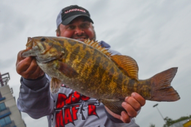Bass Mafia pro Greg Hackney piled up a personal-best 23-5 on Day 1.